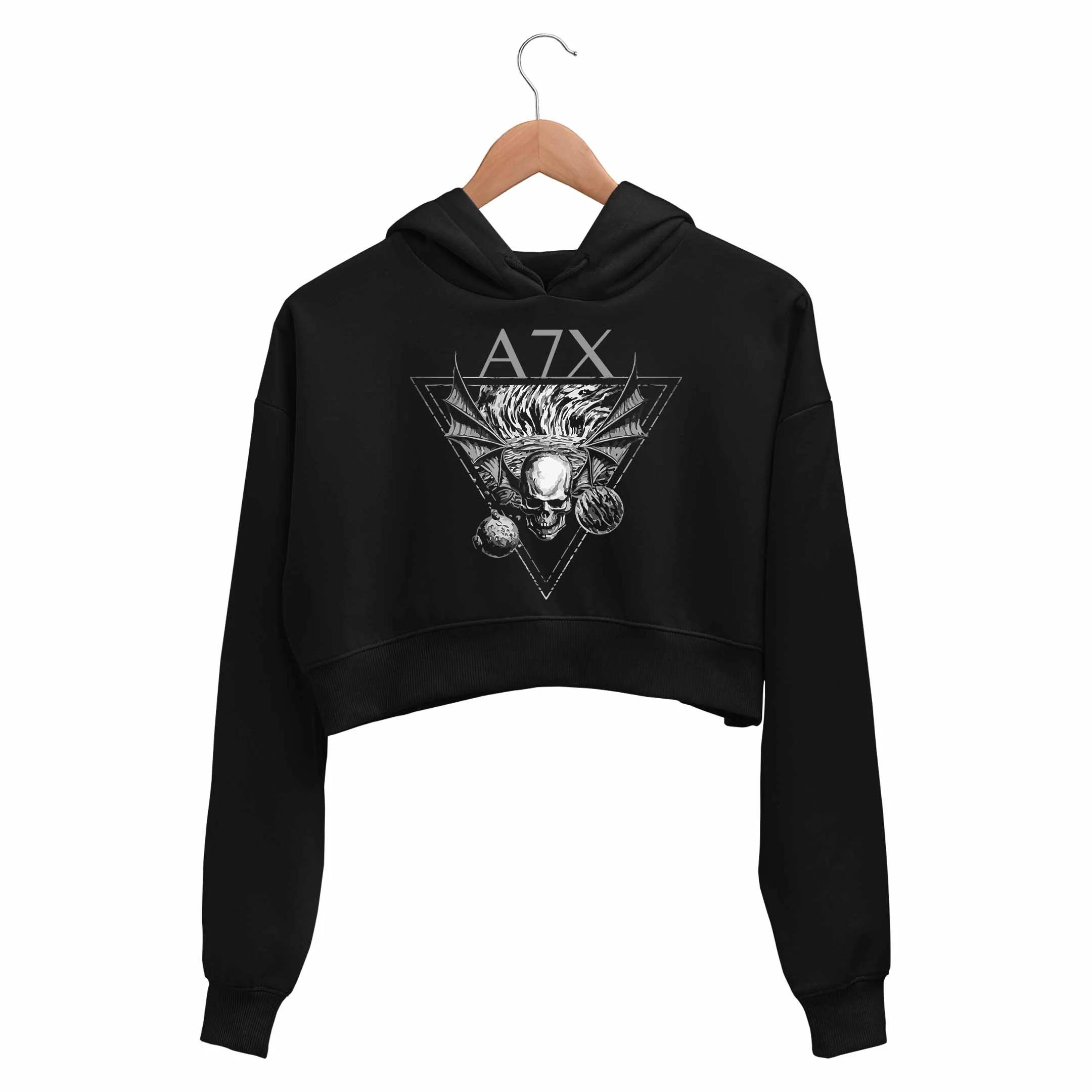 Avenged Sevenfold Crop Hoodie - A7X