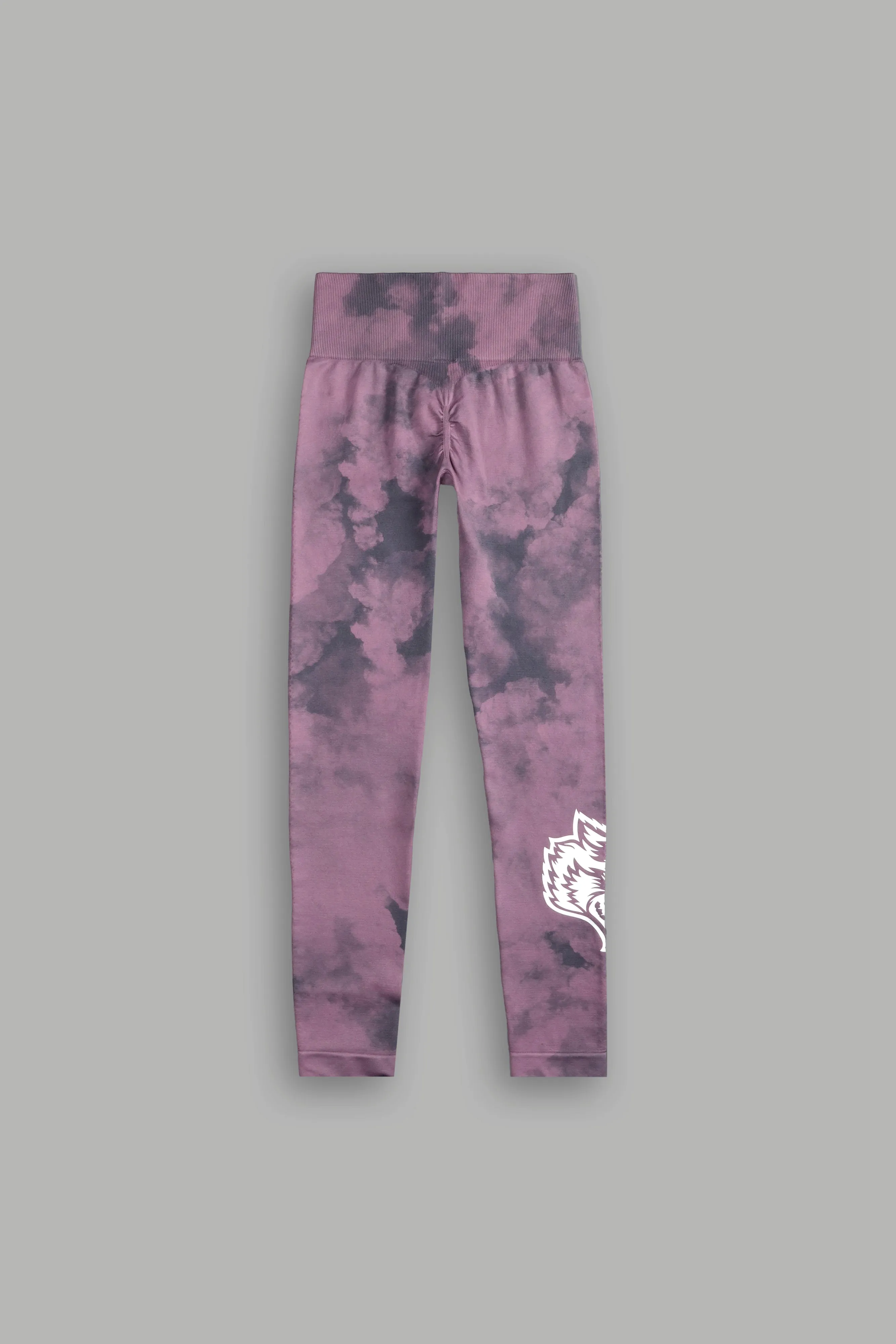 Big Wolf Forever "Everson Seamless" Scrunch Leggings in Cipher Purple Big Ghost Cloud