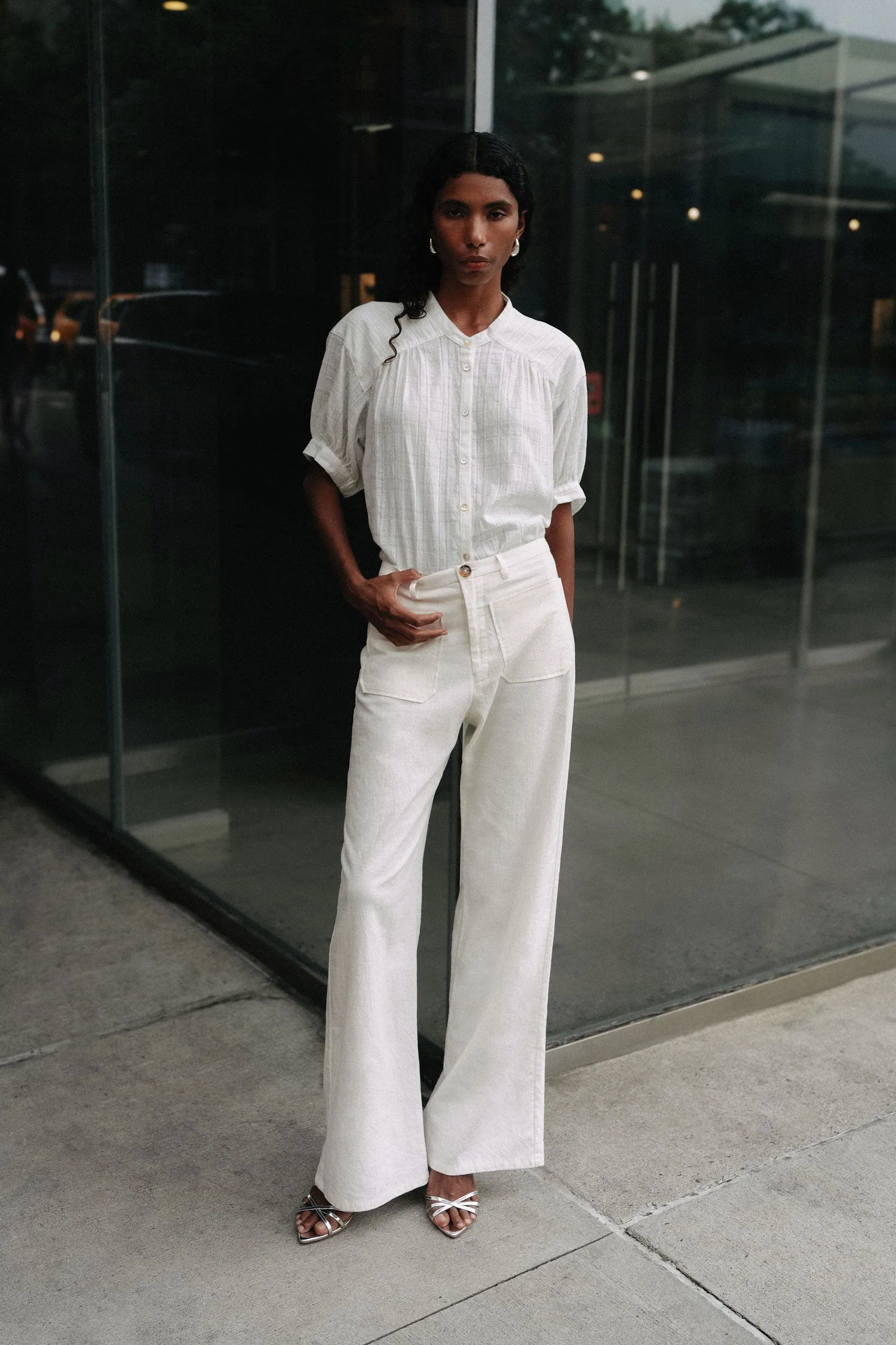 Cora Spring Blouse - Bone