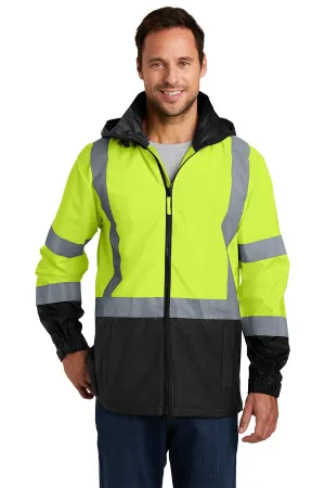 CornerStone ANSI 107 Safety Windbreaker Safety Yellow/Black