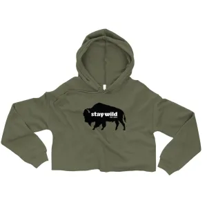 CROP HOODIE - STAY WILD