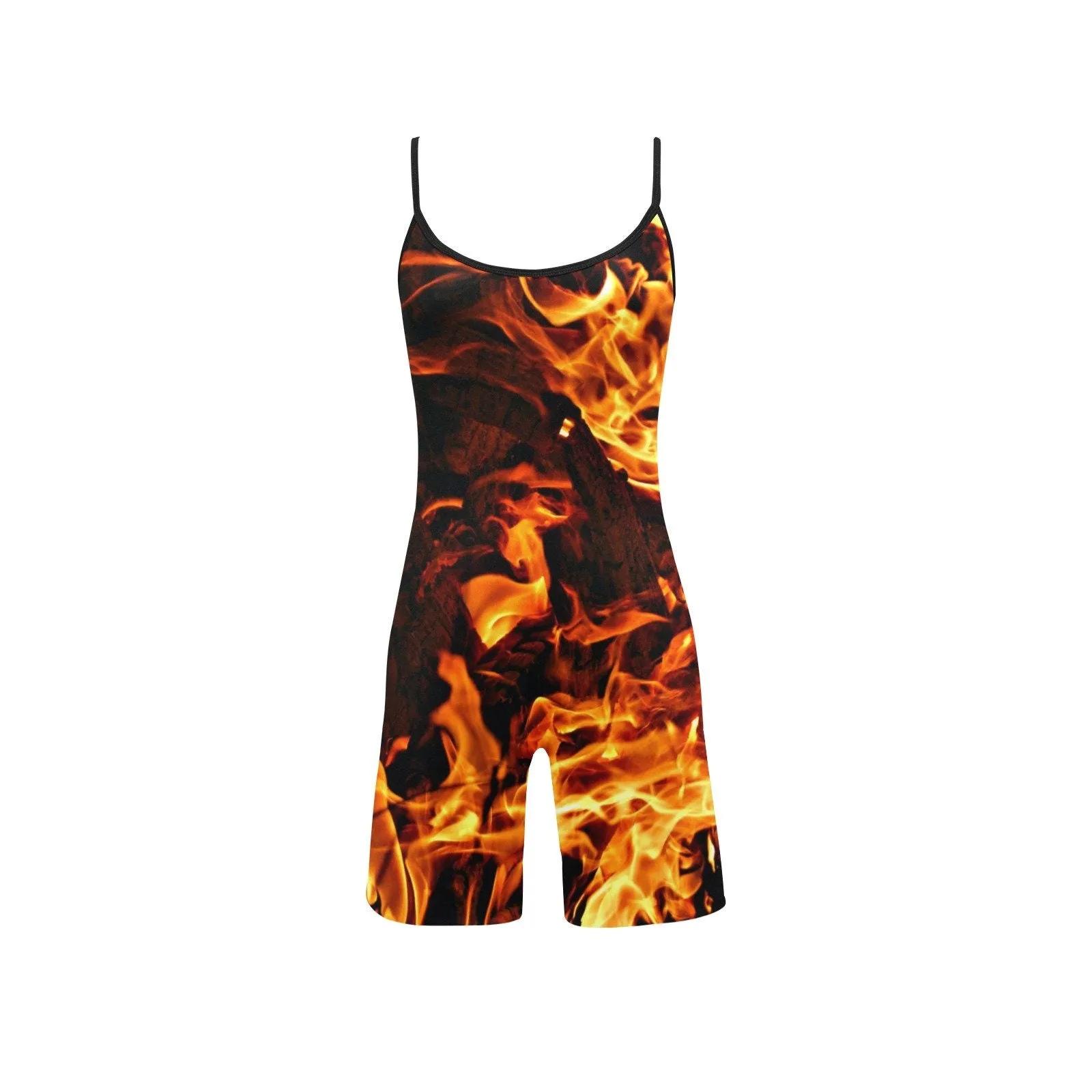 fire flames 1pc yoga bodysuit,casual,gym/yoga/lounge wear, comfortable, chillout wear, Christmas/Thanksgiving/Birthday/Women/Ladies Gift