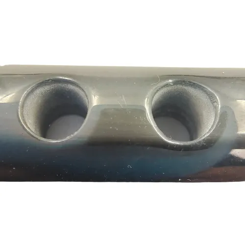 Glossy Horn Double Hole Toggle Button (Set of 6)