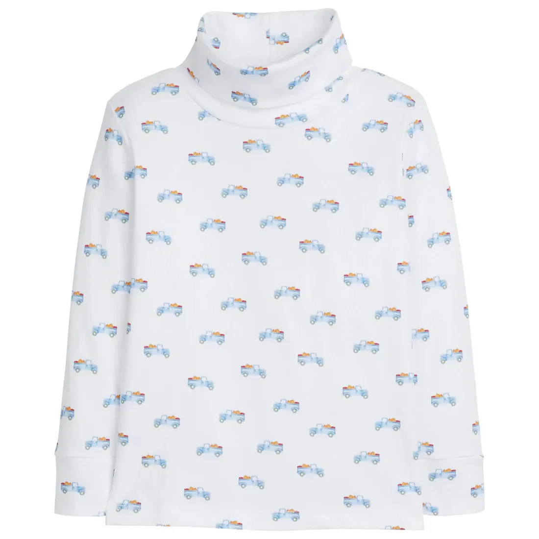 Harvest Truck Printed Turtleneck
