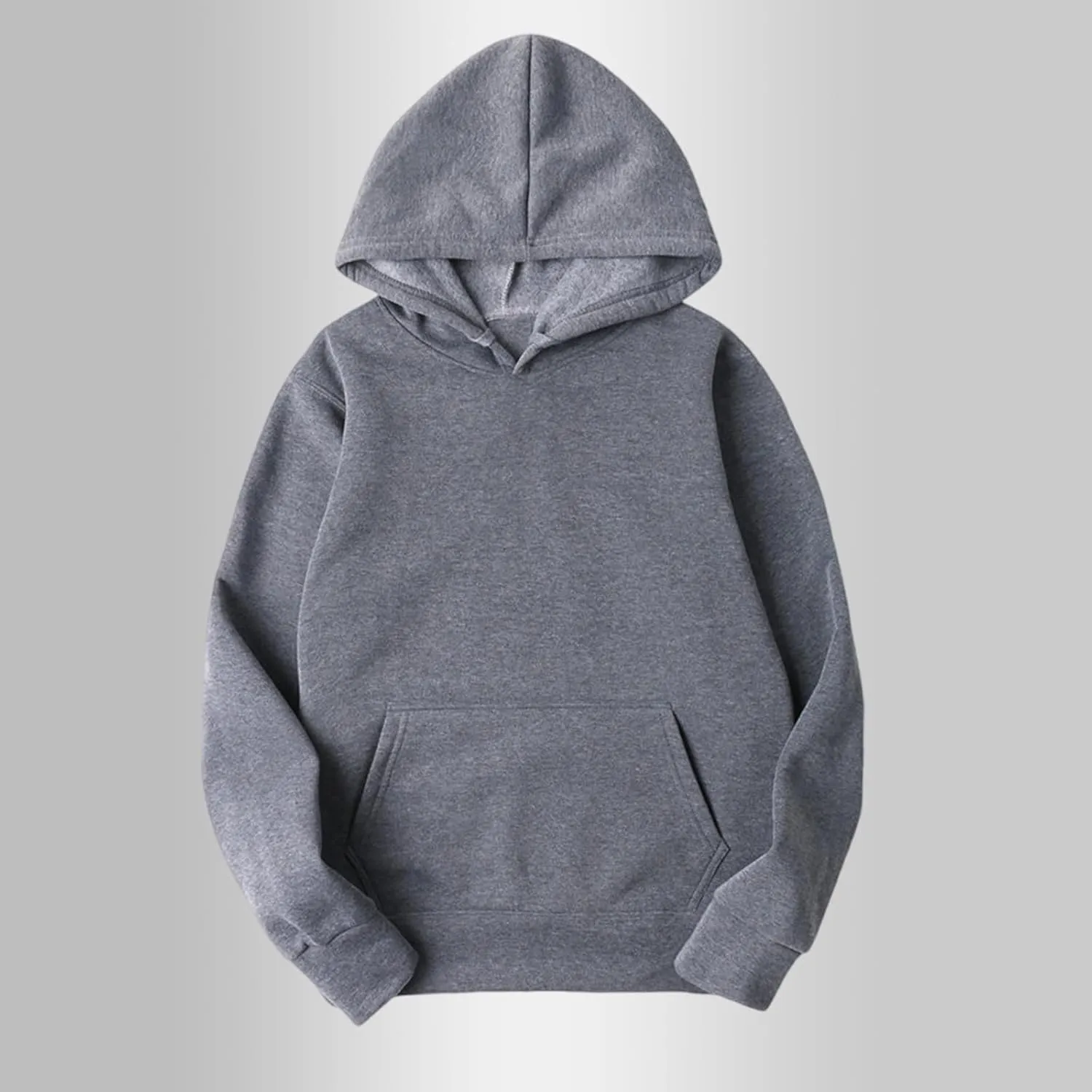 Hoodies for Women Solid Basic Fleece Hoodie Sweatshirt Long Sleeve Comfy Casual Pullover Sweatshirts Fall Outfits 2024