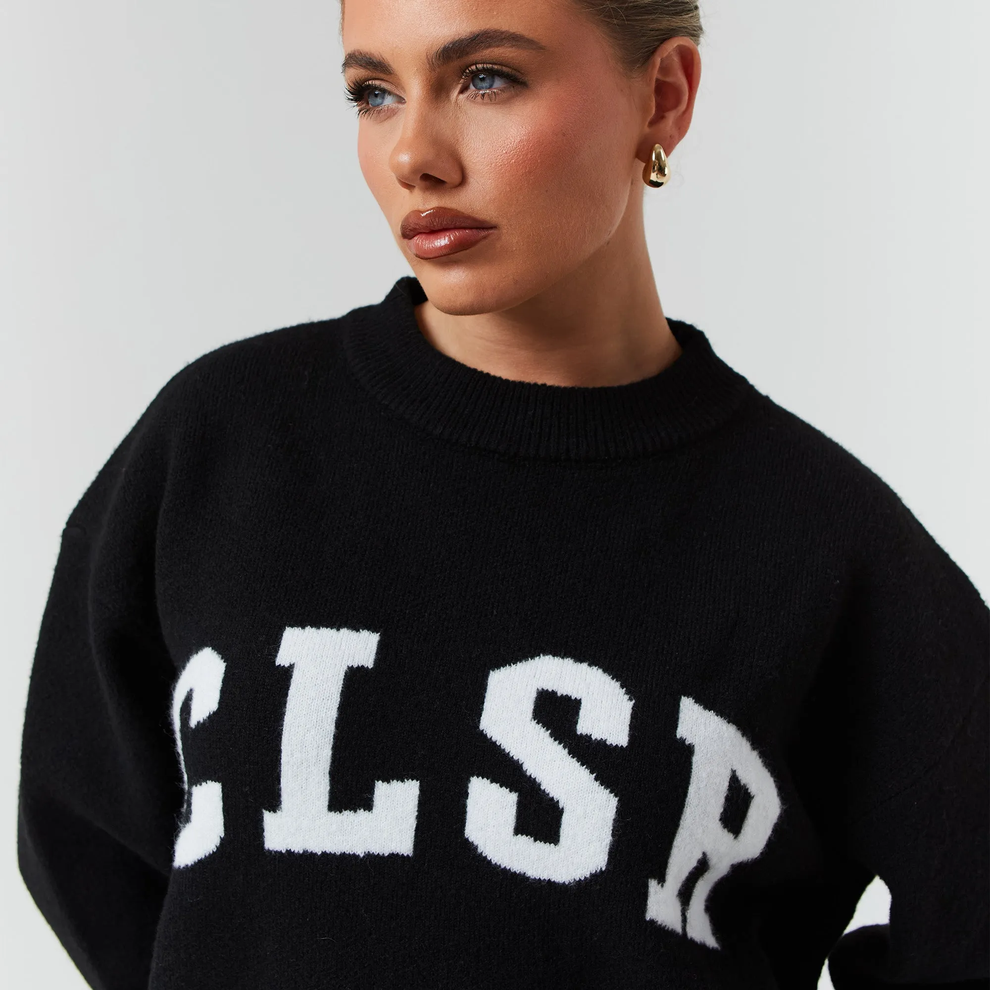 Knit Crewneck | Black
