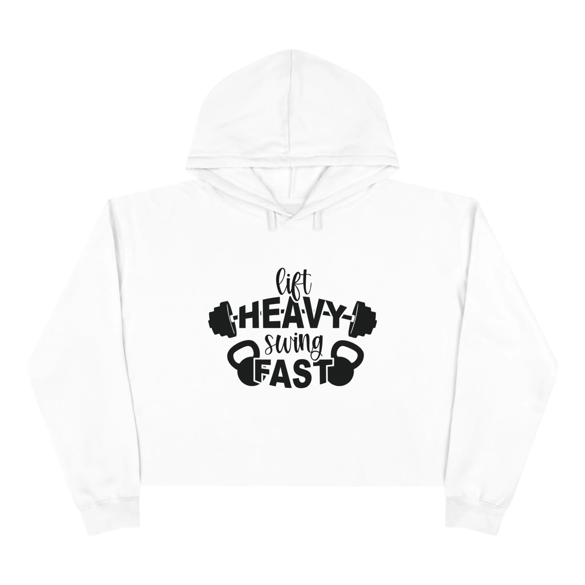 Lift Heavy Swing Fast - Crop - Classic Black Logo