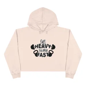 Lift Heavy Swing Fast - Crop - Classic Black Logo