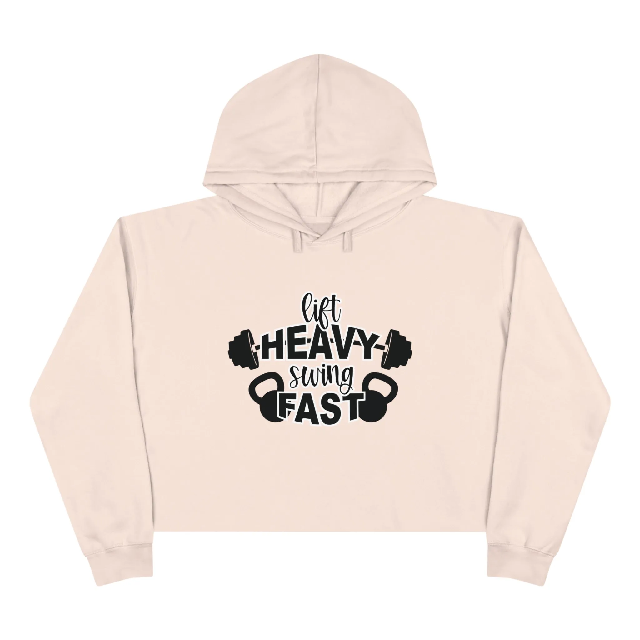 Lift Heavy Swing Fast - Crop - Classic Black Logo