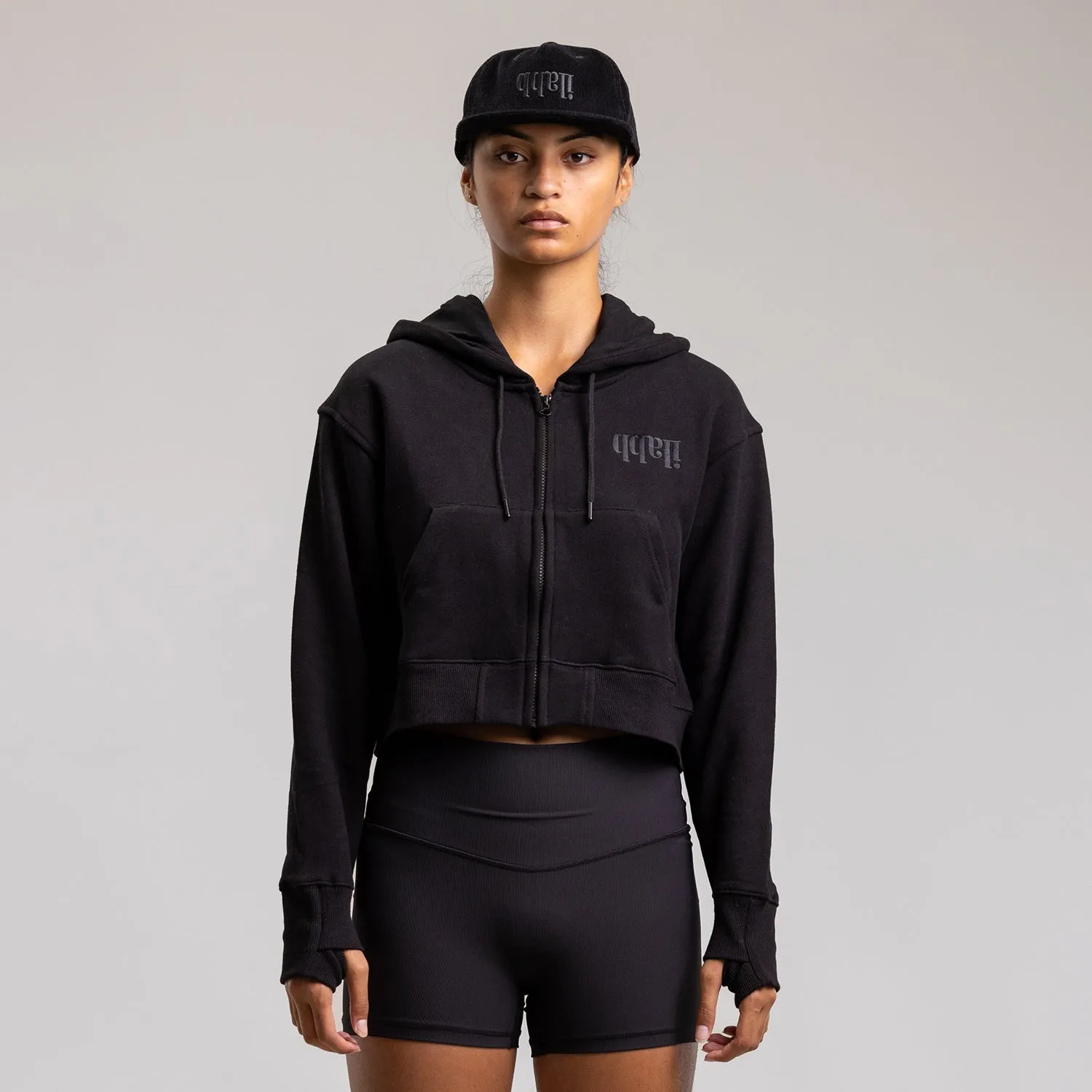 Morris 75 Zip Crop Hood - Women's BLACK