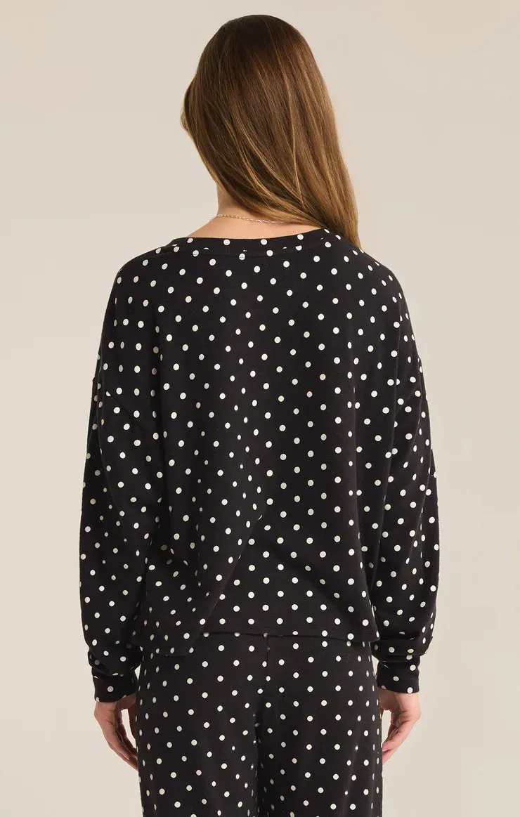 Polka Dot Lounge Top