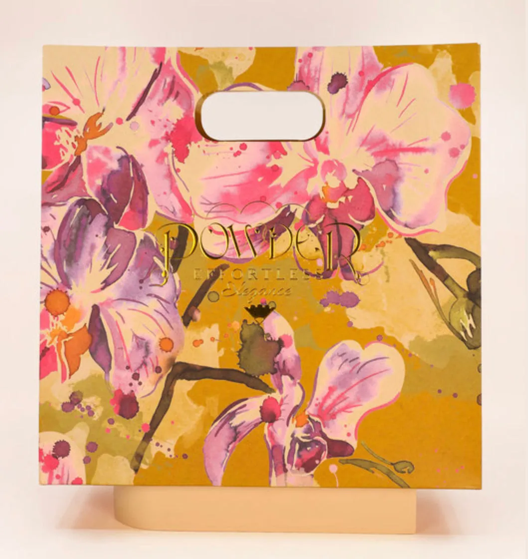 POWDER WINTR FLORAL KIMONO HEATHER