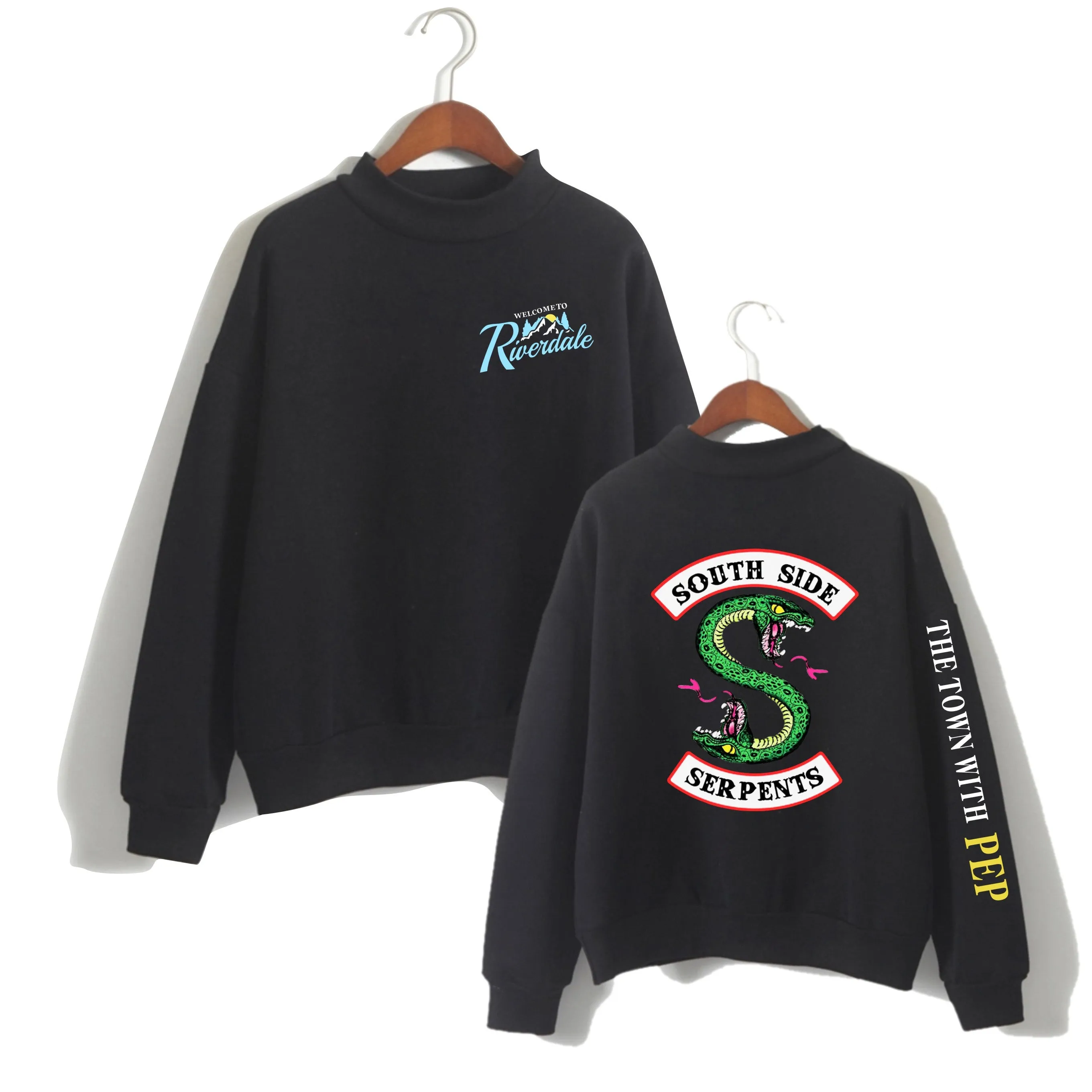 Riverdale ock Turtlenecks - Riverdale Super Cool Logo Icon ock Turtleneck