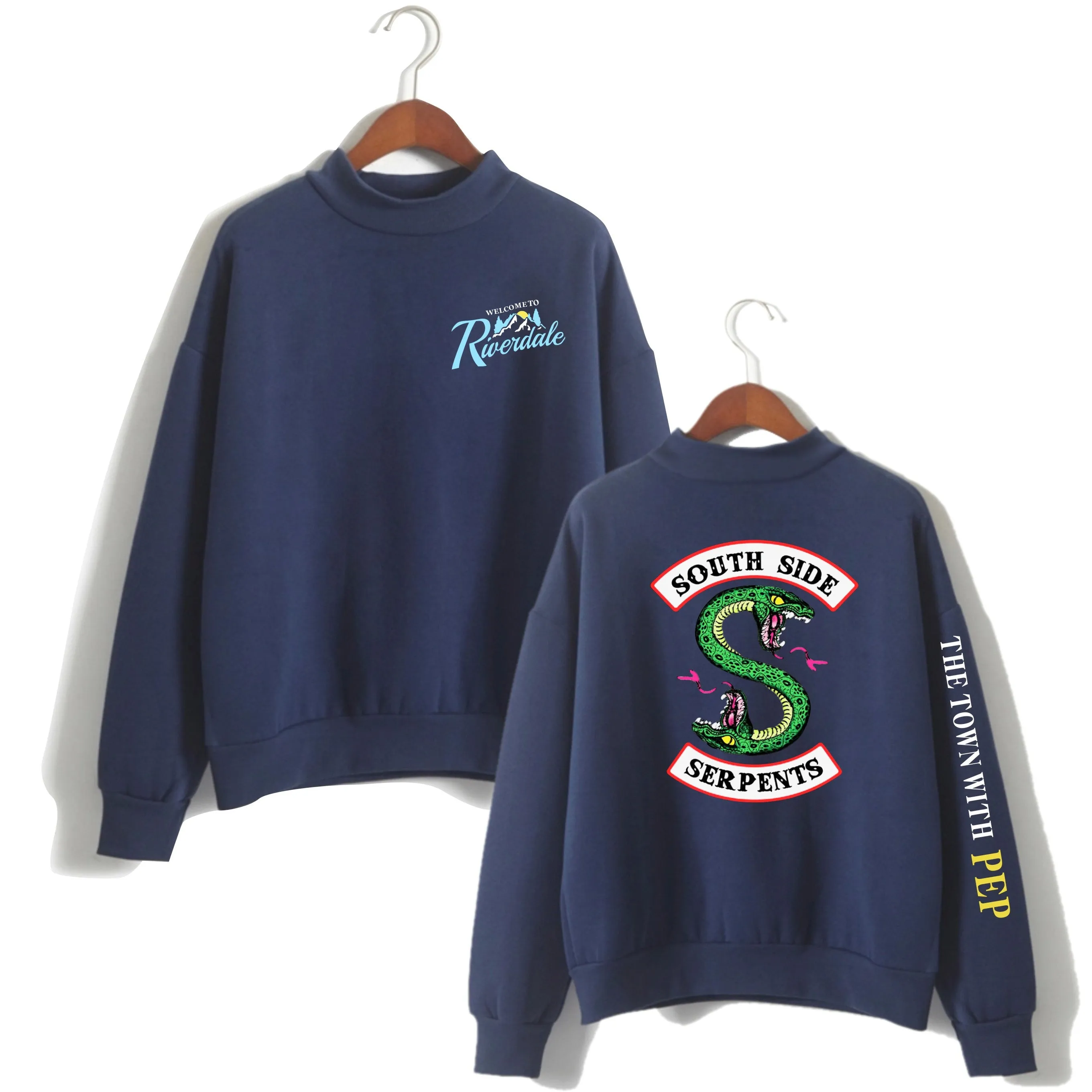 Riverdale ock Turtlenecks - Riverdale Super Cool Logo Icon ock Turtleneck
