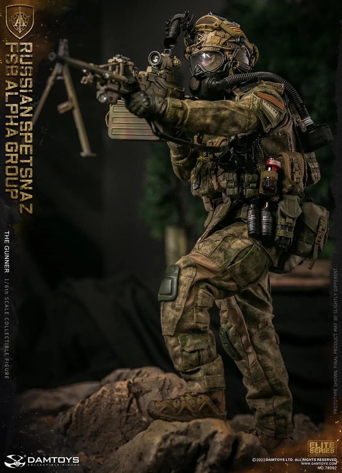 Russian Spetsnaz FSB Gunner - Multicam MOLLE Vest Set