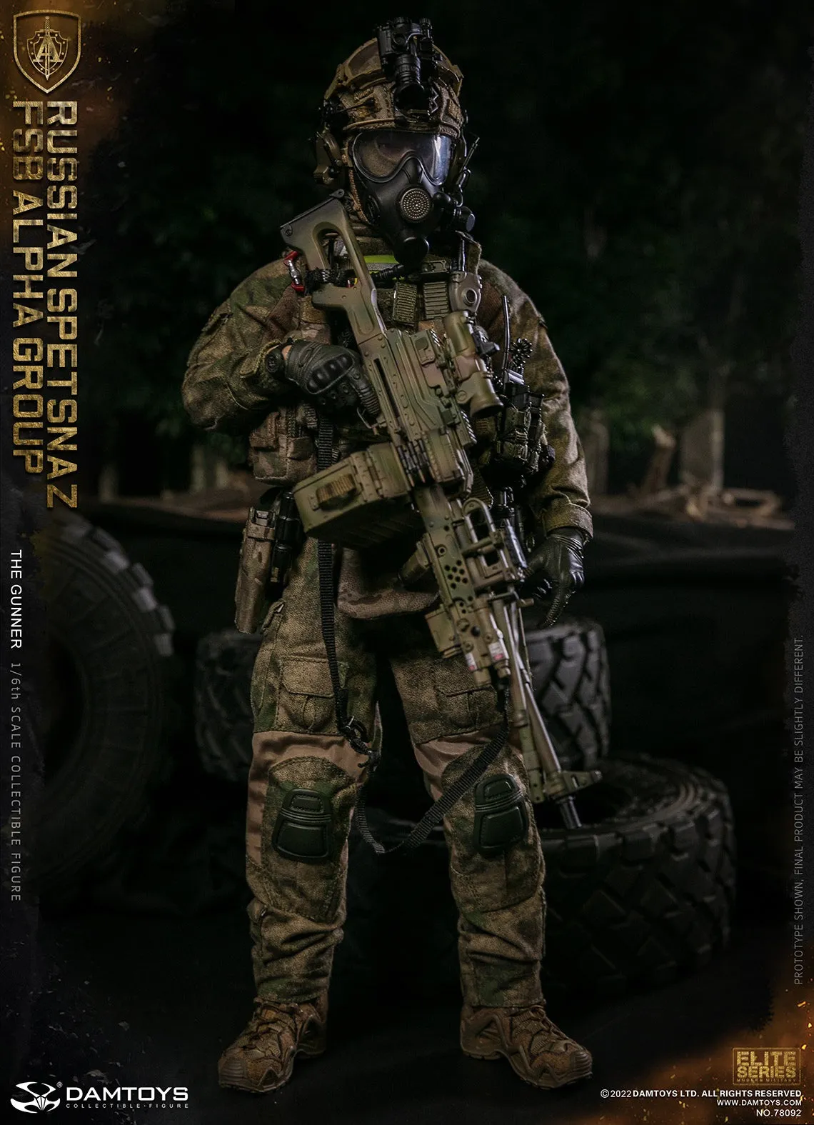 Russian Spetsnaz FSB Gunner - Multicam MOLLE Vest Set