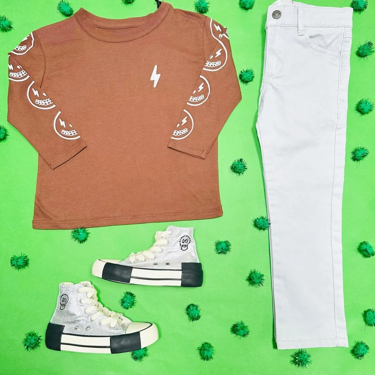 SKINNY TWILL PANTS