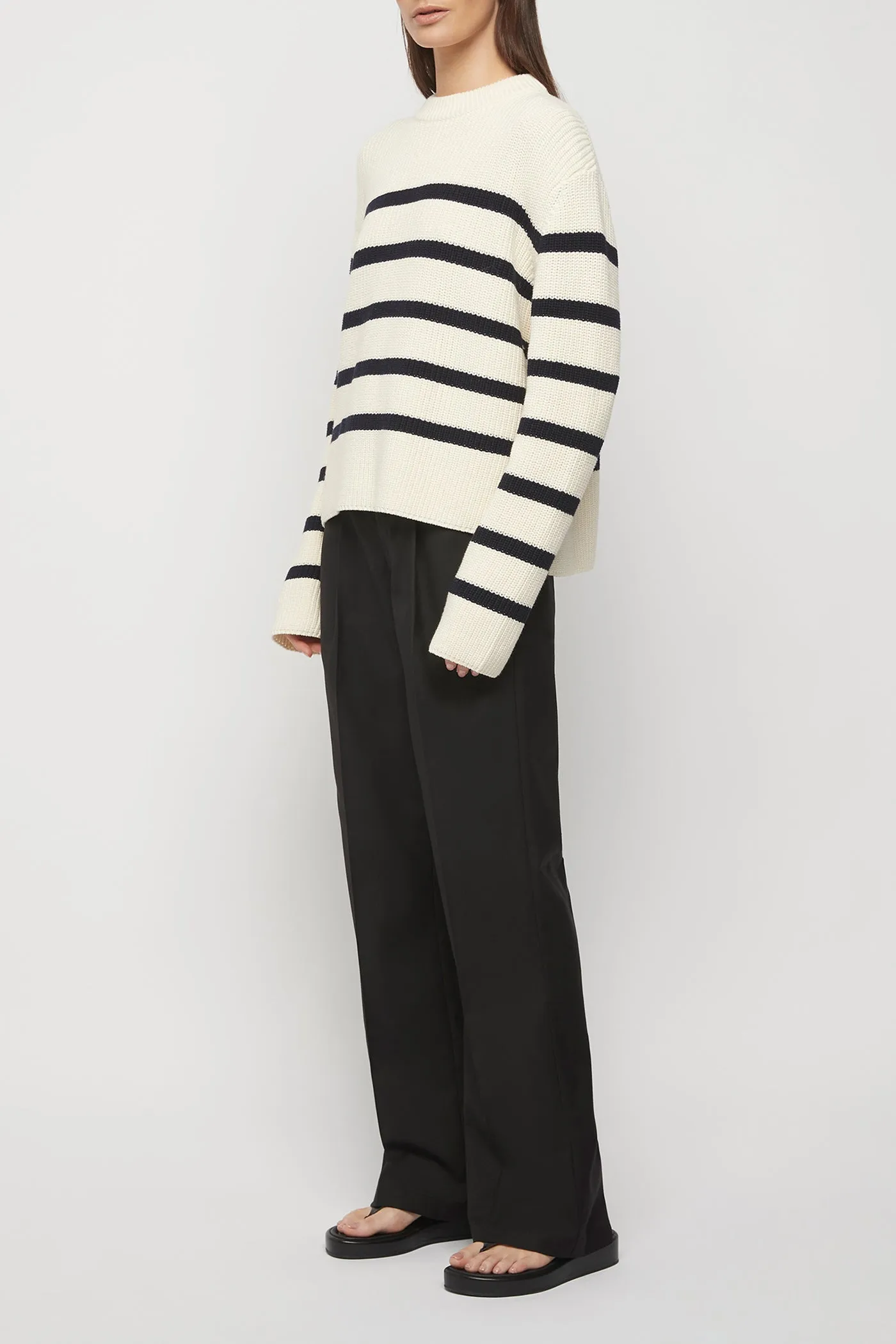 The Cotton Striped Knit