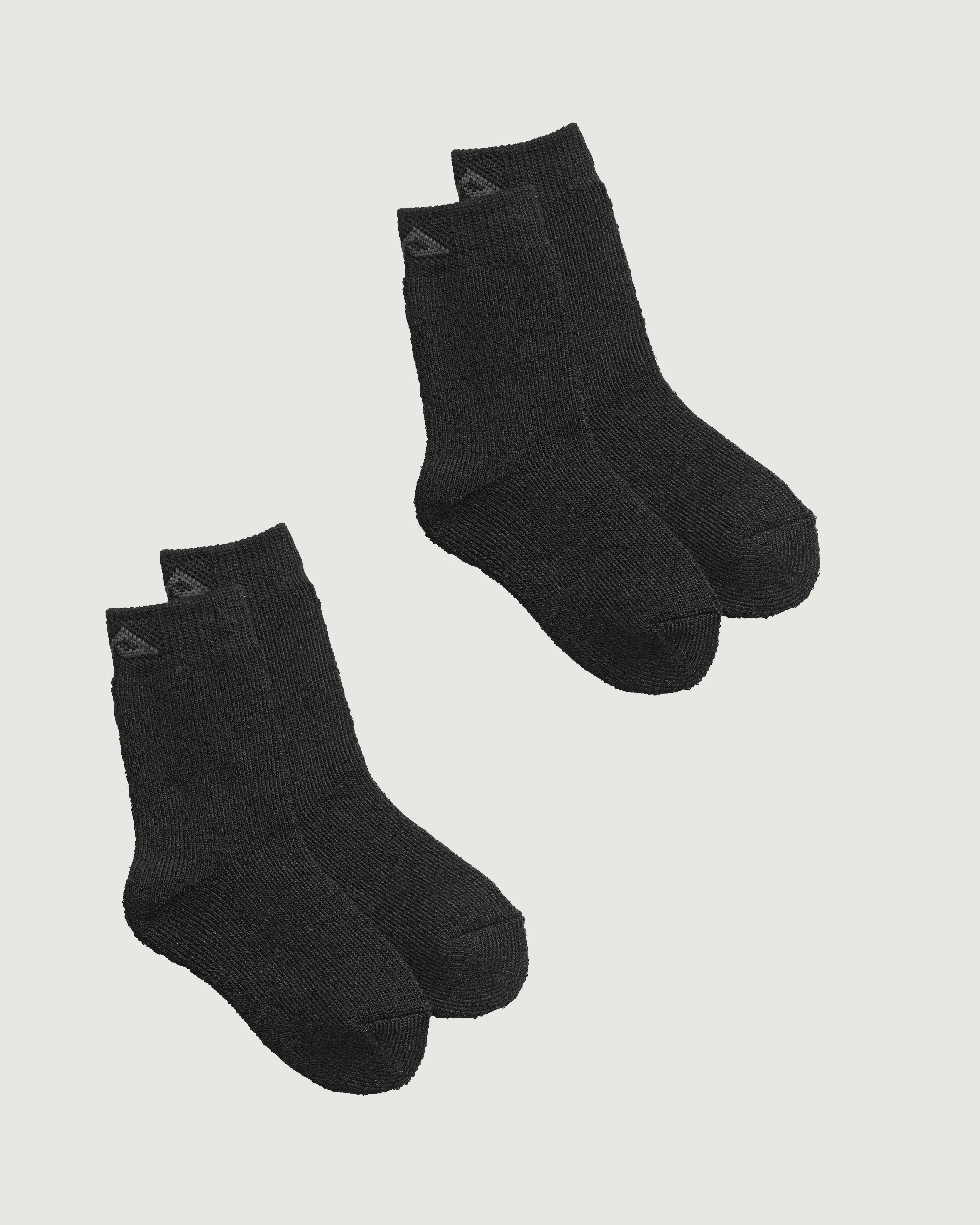 Thermo Kids' Unisex Socks 2Pk - Black