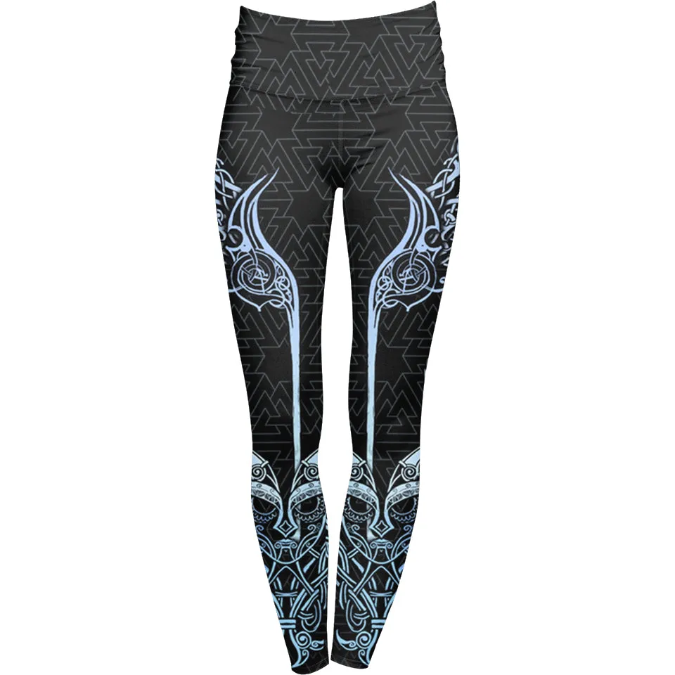 Valkyries of Valhalla High Waisted Leggings