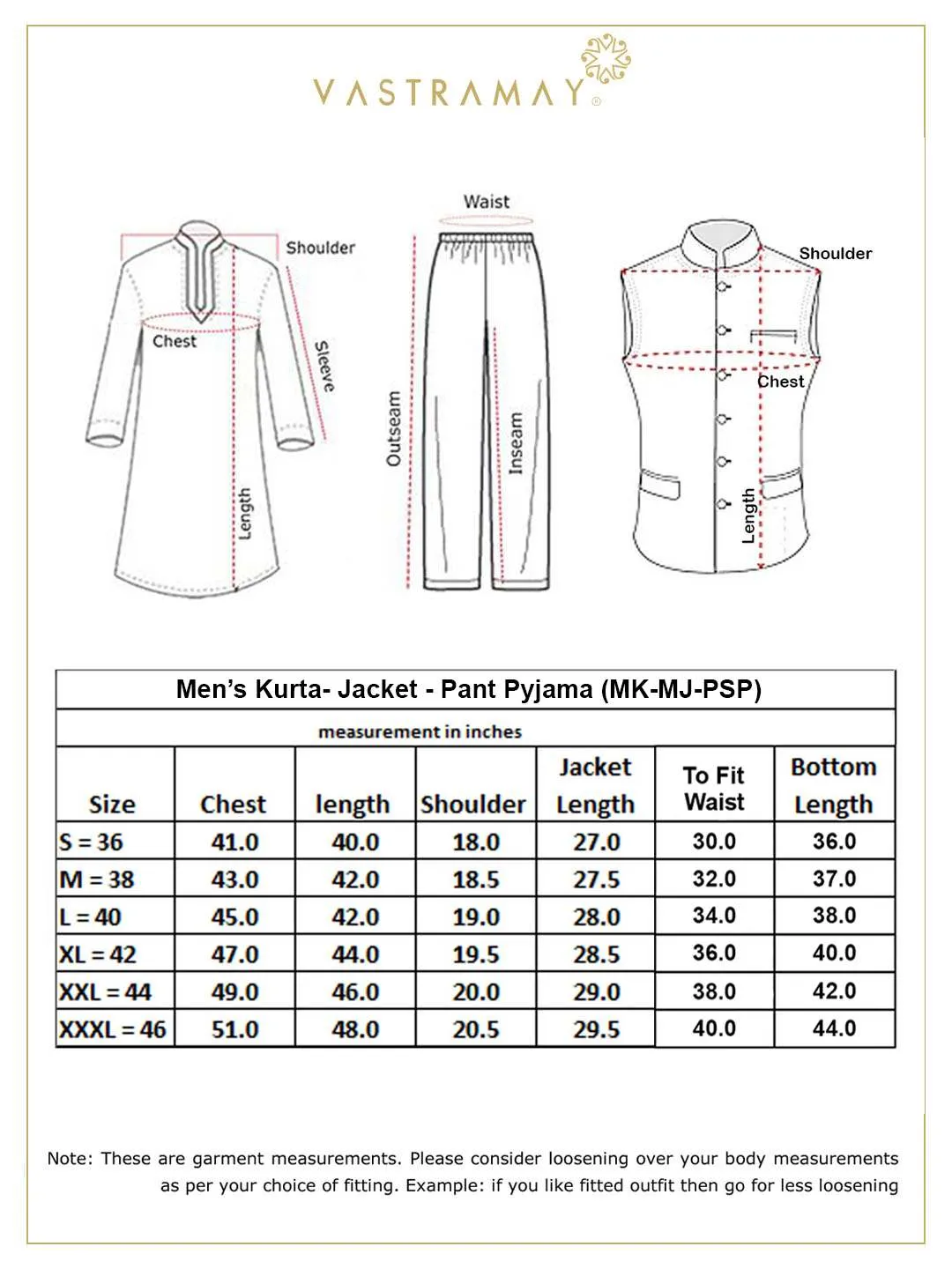 VASTRAMAY Turquoise Cotton Nehru Jacket Set
