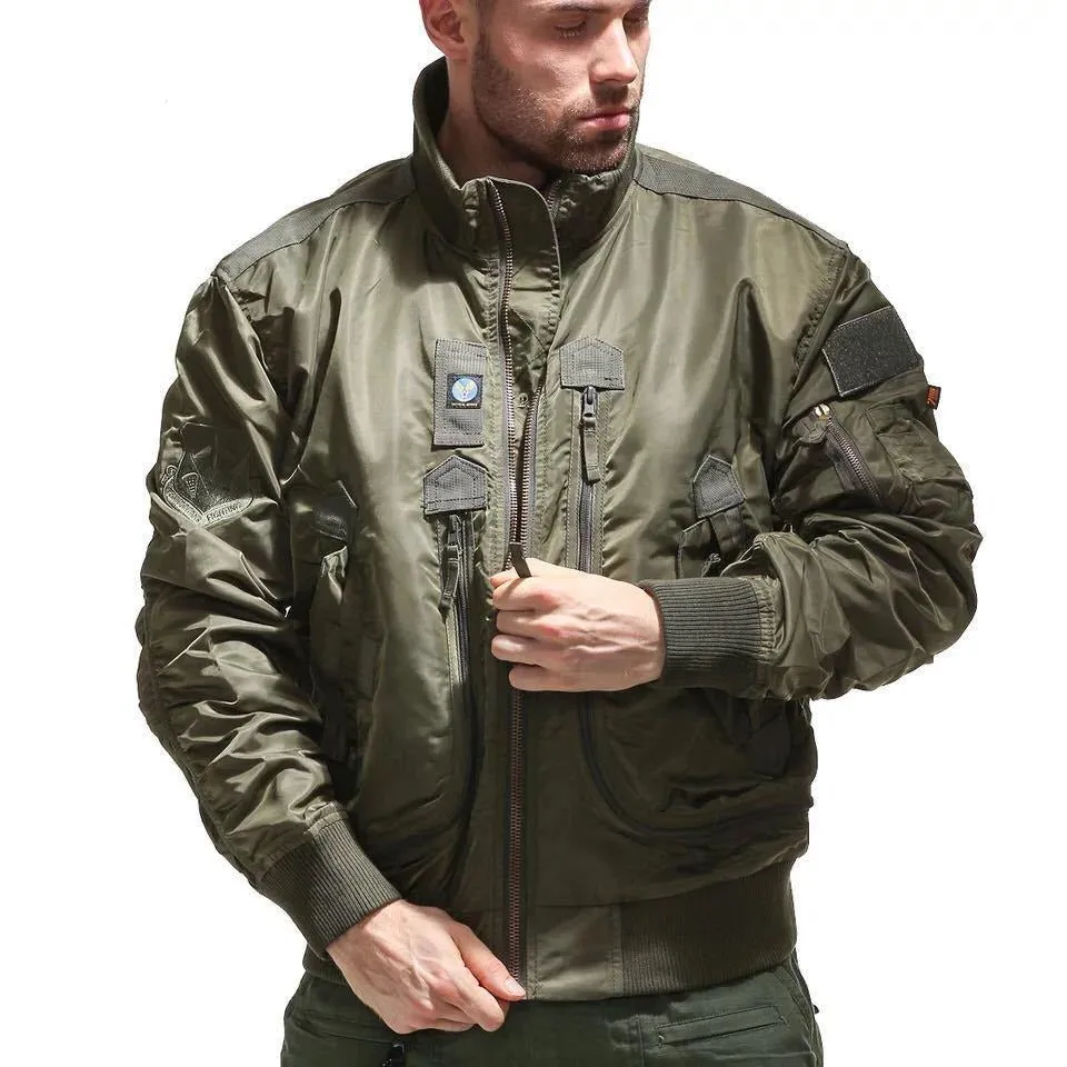 West Louis Army Style Tactical Windbreaker Jacket
